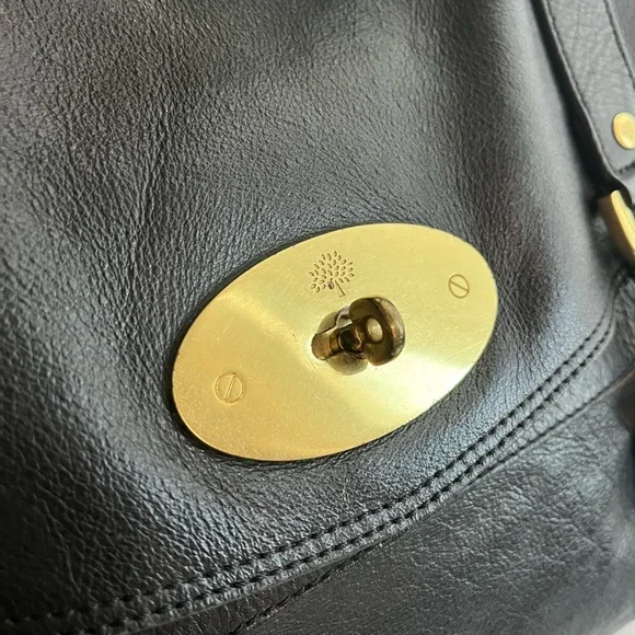 MULBERRY BLACK LEATHER ALEXA - Picture 3 of 16
